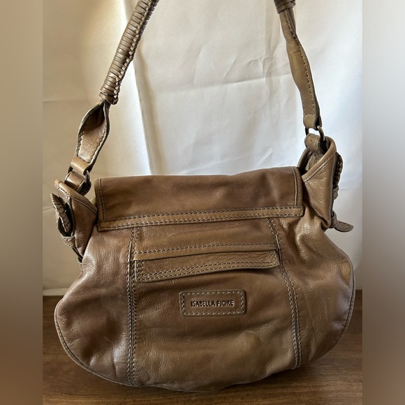 Isabella Fiore Bag with embroidered flap closure and removable crossbody strap - Picture 3 of 6